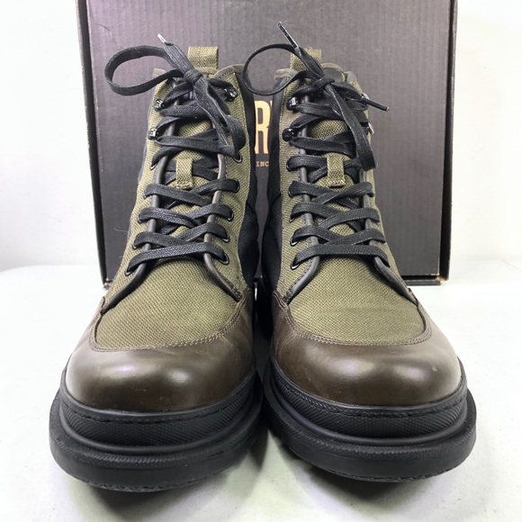 Frye Scout Olive Combat Boots Limited Edition - Picture 7 of 12